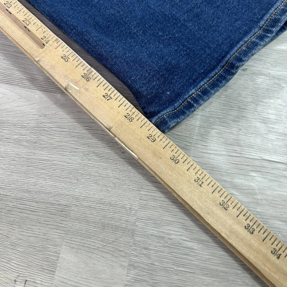 Calvin Klein Jeans Mens 36x30 Blue Regular Straight Cotton Denim Med Wash Pants